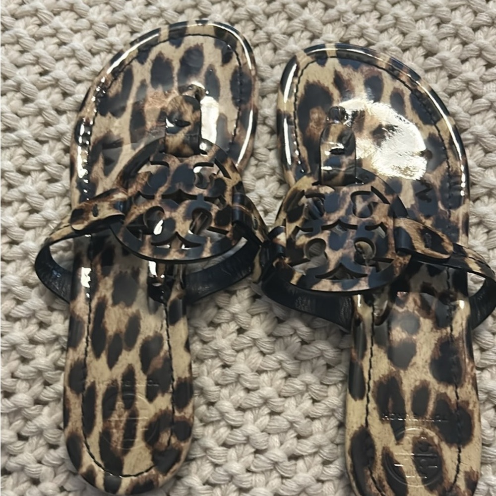 Tory Burch Leopard sandals